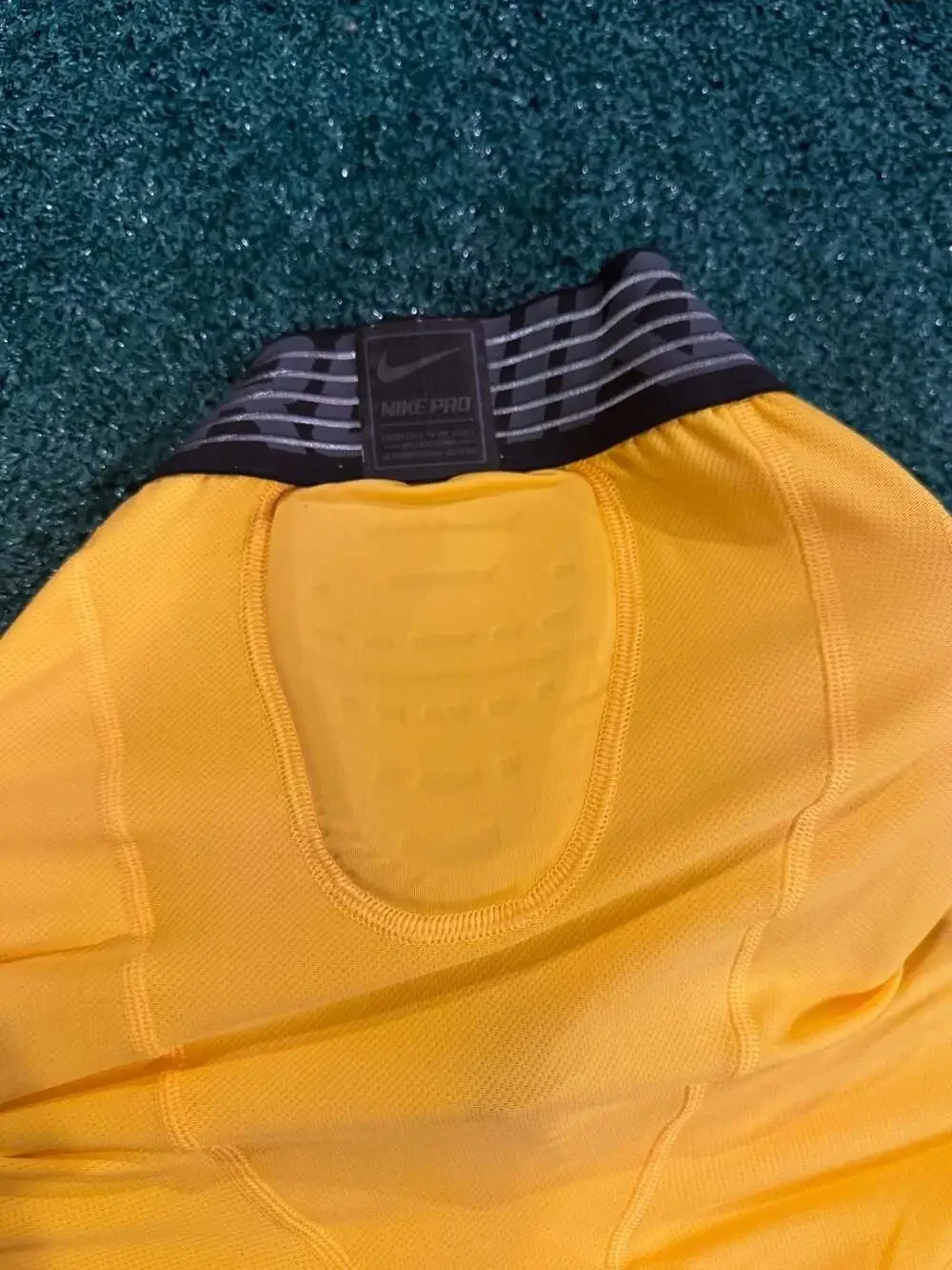 Nike Pro Hyperstrong NBA Padded Compression Shorts Yellow XXL-Tall
